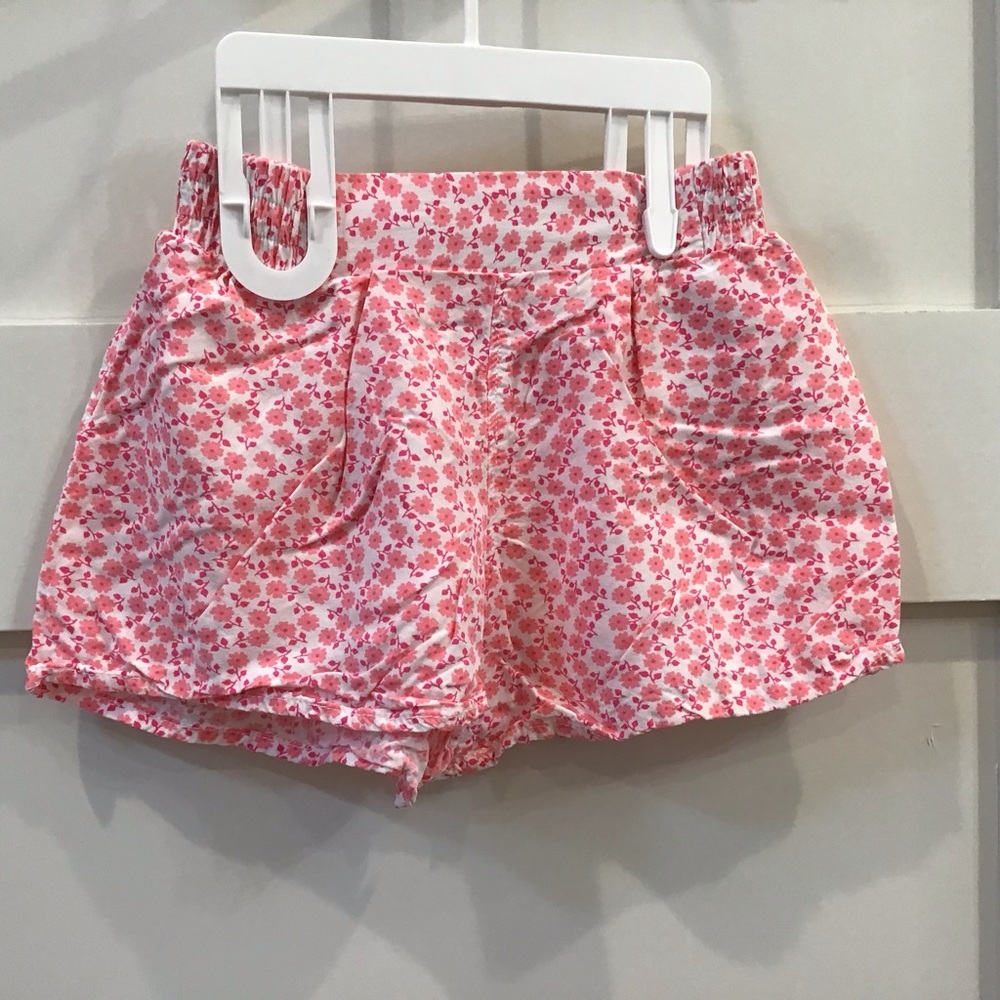 Old Navy Pink Floral Kids Shorts 4T